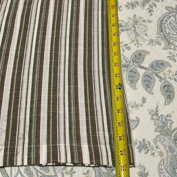 Commense Linen/Cotton Striped Vest & Mid-Waist Striped Wide-Leg Pants Set - Picture 13 of 16